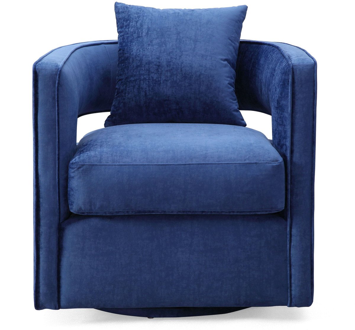 Kennedy Blush Velvet Swivel Chair