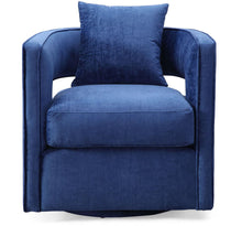 Load image into Gallery viewer, Kennedy Blush Velvet Swivel Chair
