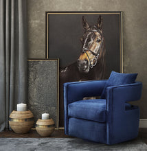 Load image into Gallery viewer, Kennedy Blush Velvet Swivel Chair