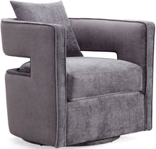 Load image into Gallery viewer, Kennedy Blush Velvet Swivel Chair