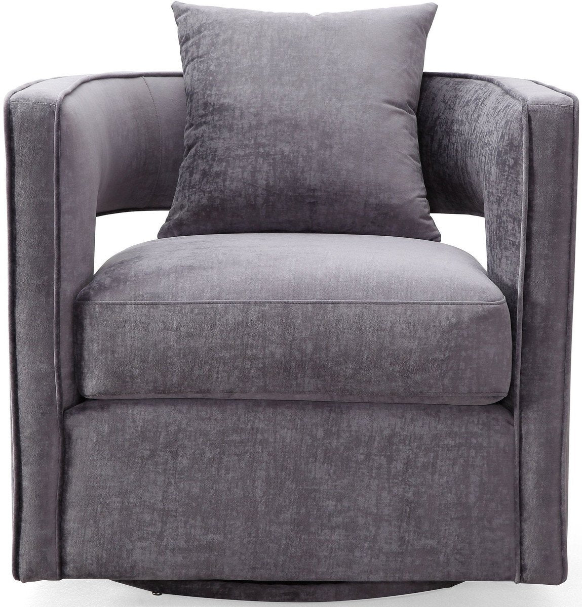 Kennedy Blush Velvet Swivel Chair