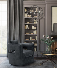 Load image into Gallery viewer, Kennedy Blush Velvet Swivel Chair