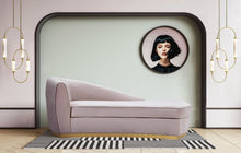 Load image into Gallery viewer, Iren Velvet Chaise Lounge