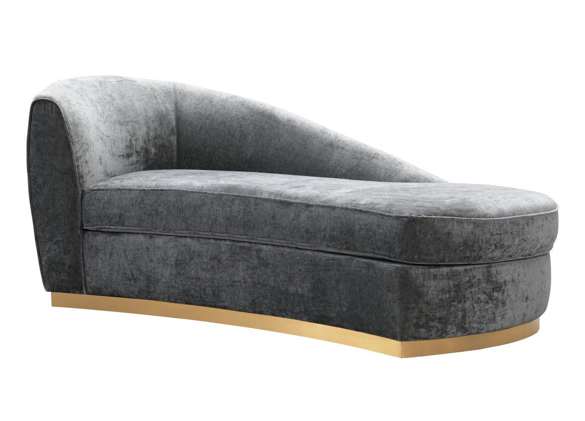 Iren Velvet Chaise Lounge