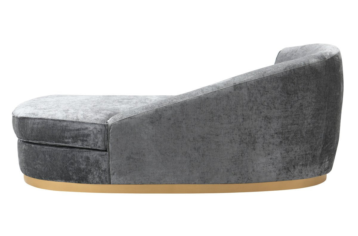 Iren Velvet Chaise Lounge