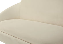 Load image into Gallery viewer, Cloud Cream Velvet Settee