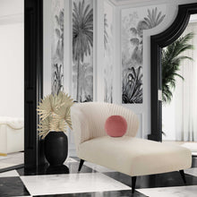 Load image into Gallery viewer, Maliah Pleated Velvet Settee