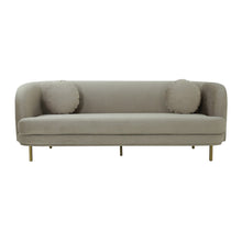 Load image into Gallery viewer, Sariah Alabaster Velvet Sofa
