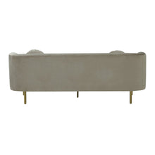 Load image into Gallery viewer, Sariah Alabaster Velvet Sofa