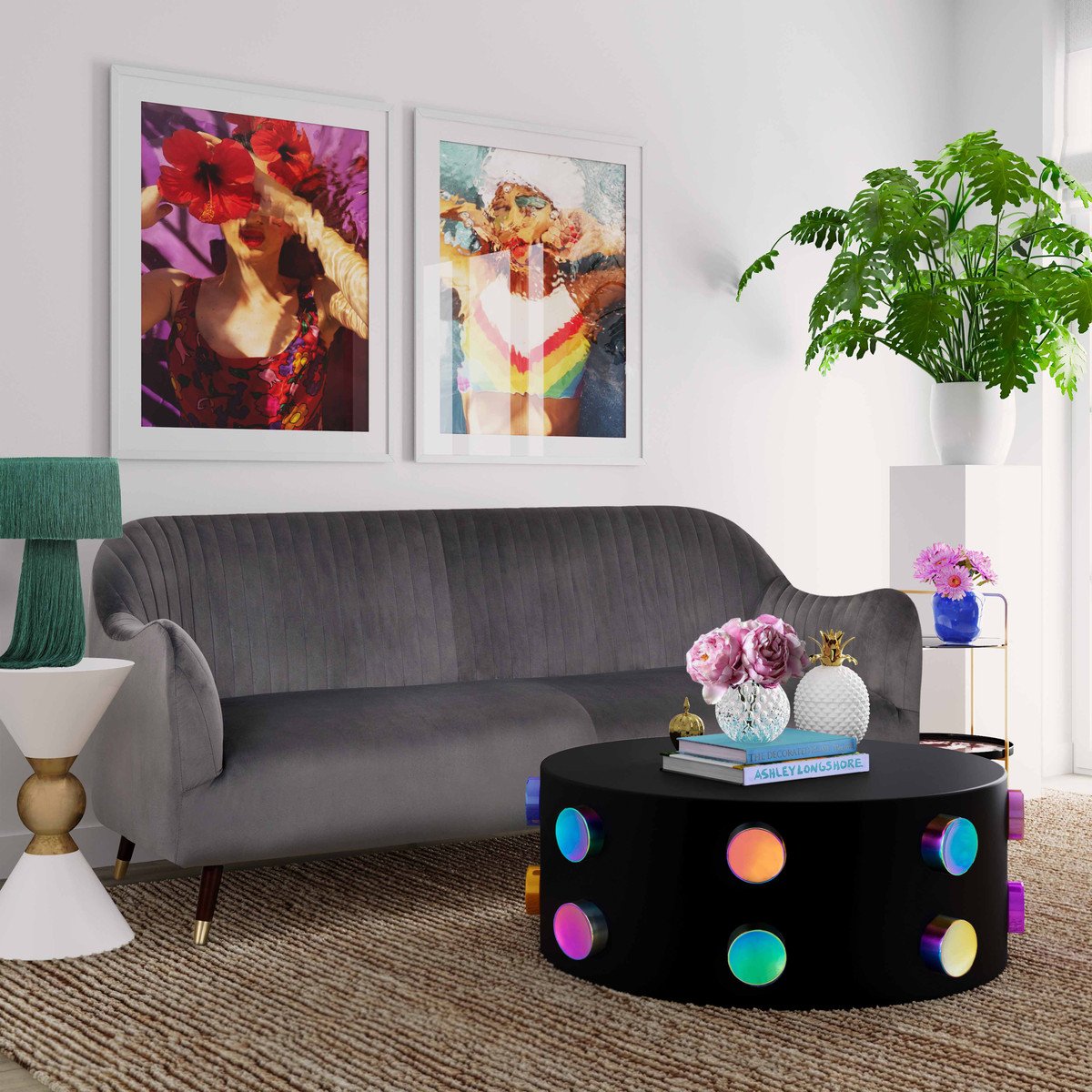 Natalia Velvet Sofa