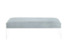 Load image into Gallery viewer, Jax LG Velvet Bench with Lucite Sides