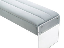 Load image into Gallery viewer, Jax LG Velvet Bench with Lucite Sides