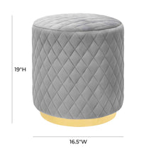 Load image into Gallery viewer, Abir Velvet Ottoman