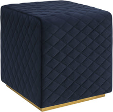 Load image into Gallery viewer, Kent Velvet Ottoman