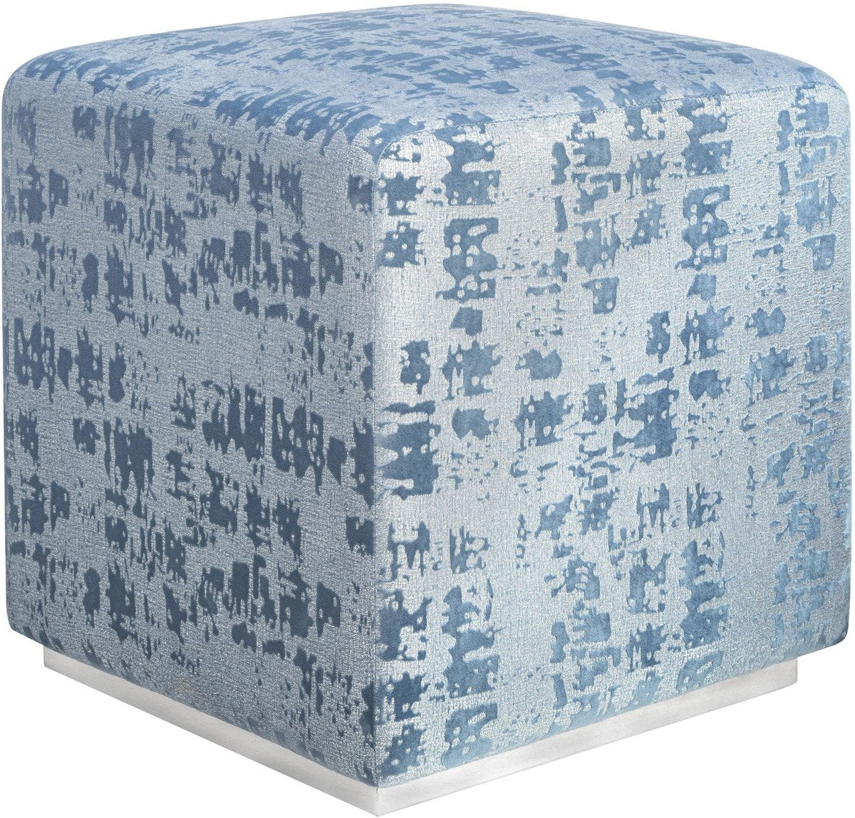 Kent Velvet Ottoman