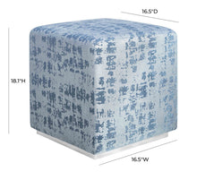 Load image into Gallery viewer, Kent Velvet Ottoman