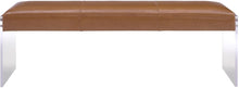 Load image into Gallery viewer, Envy Leather-Acrylic/Velvet Bench