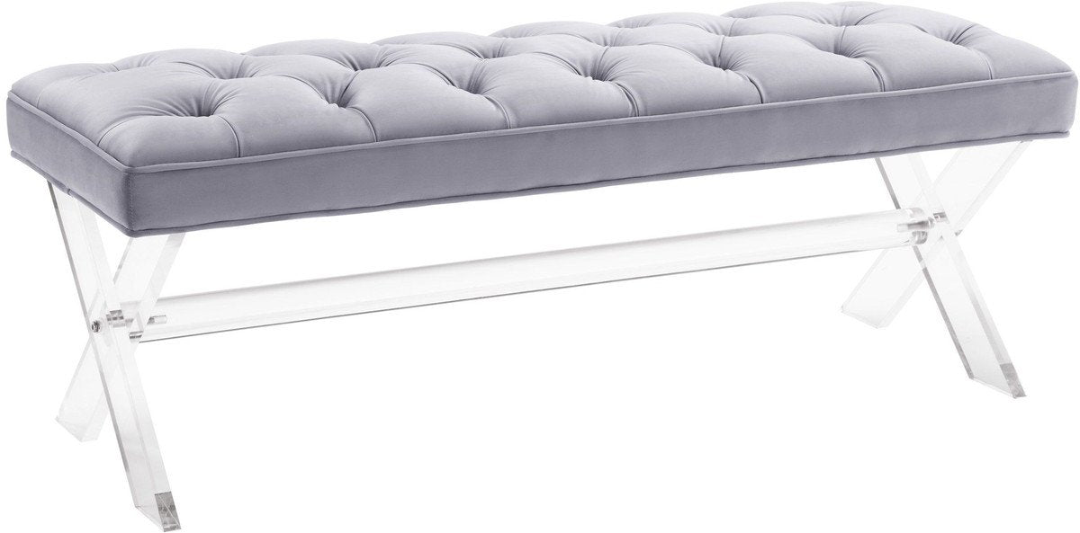 Claira Lucite Bench