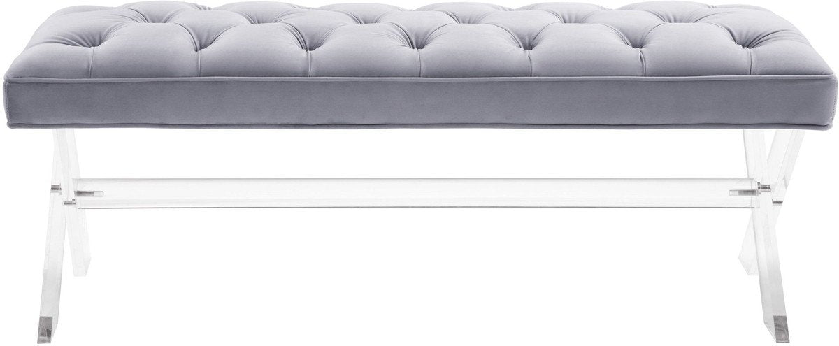 Claira Lucite Bench