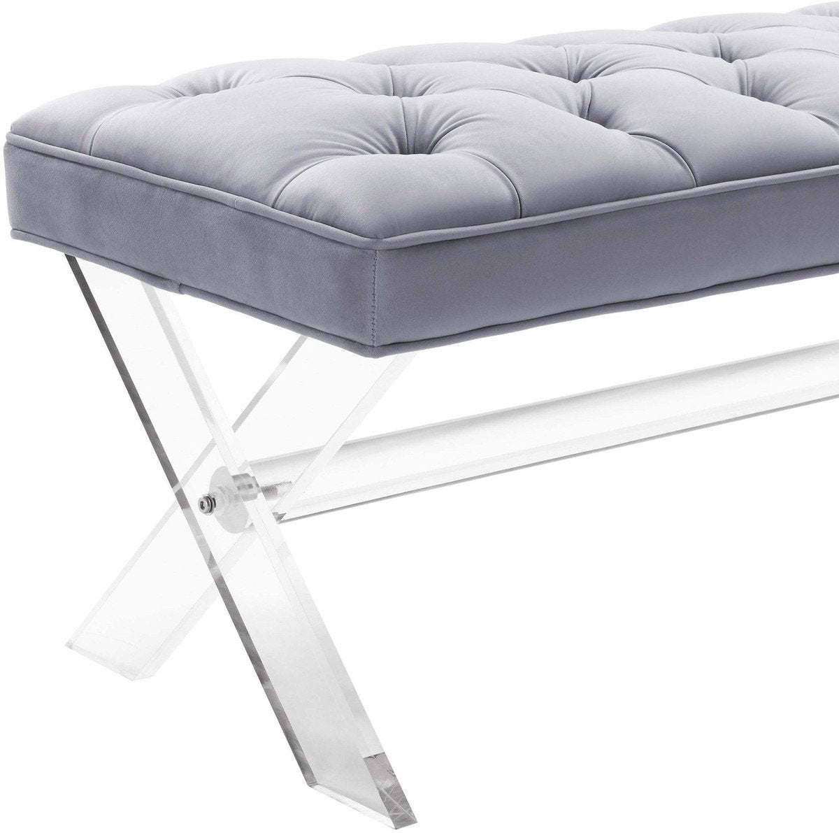 Claira Lucite Bench