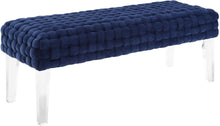 Load image into Gallery viewer, Sal Woven Velvet Bench