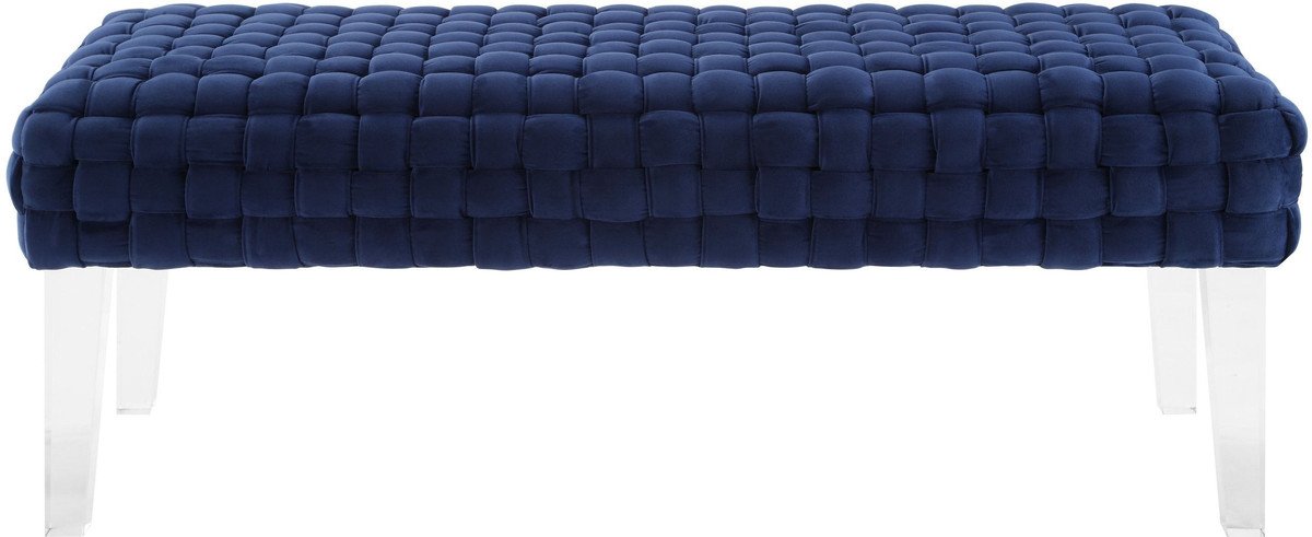 Sal Woven Velvet Bench