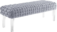 Load image into Gallery viewer, Sal Woven Velvet Bench