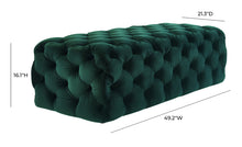 Load image into Gallery viewer, Kaylee Jumbo Velvet Ottoman