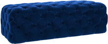 Load image into Gallery viewer, Kaylee Jumbo Velvet Ottoman