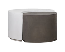Load image into Gallery viewer, Divide Grey and White Concrete Cocktail Table