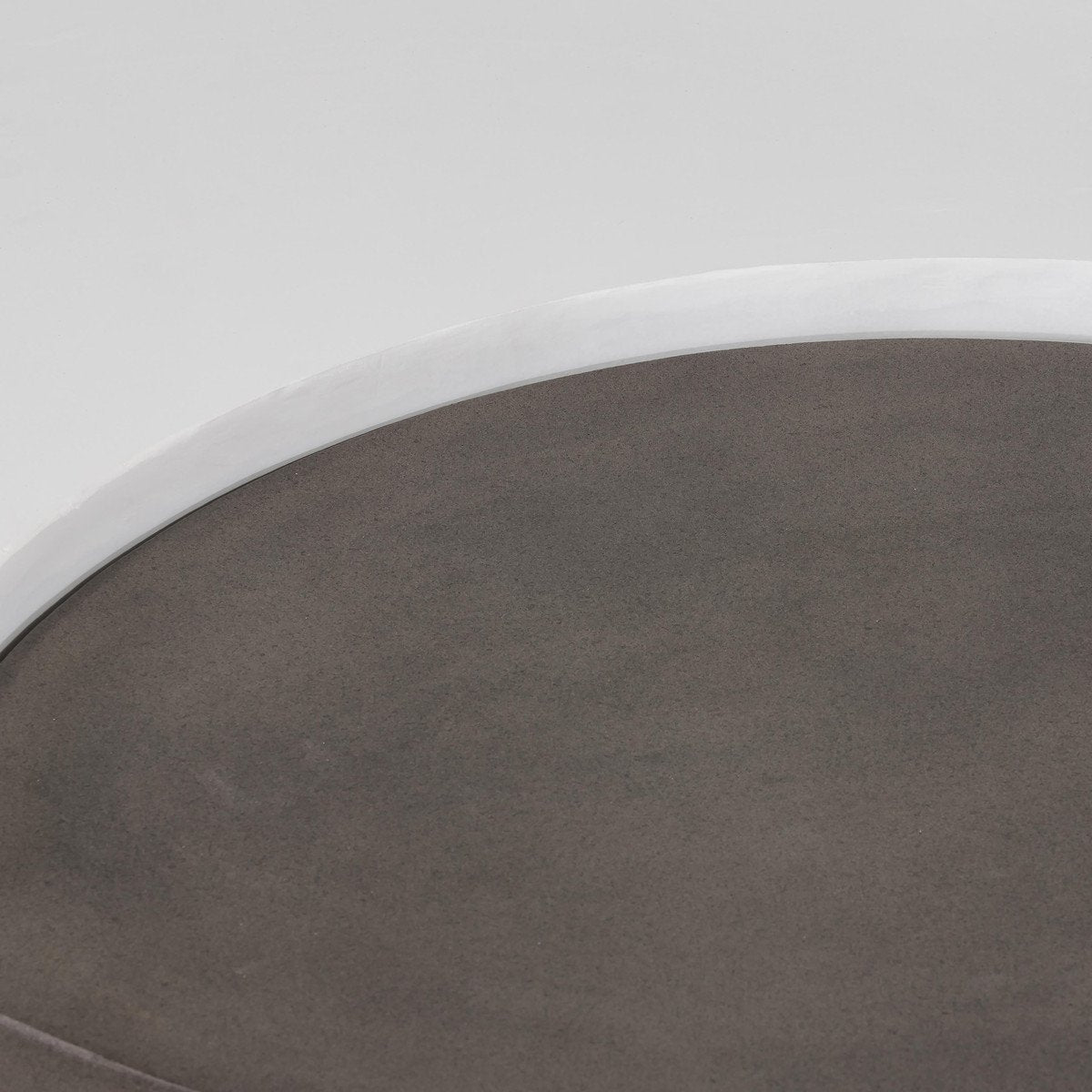 Divide Grey and White Concrete Cocktail Table