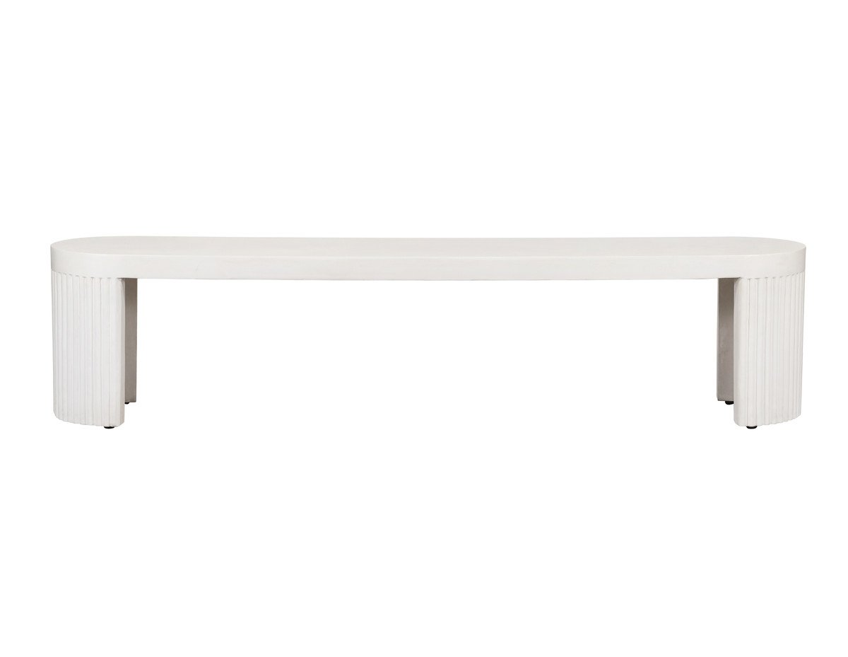 Wave Concrete Bench