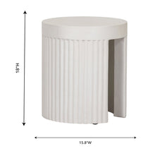 Load image into Gallery viewer, Wave Concrete Stool