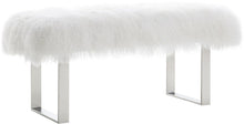 Load image into Gallery viewer, Sherpa Sheepskin Bench
