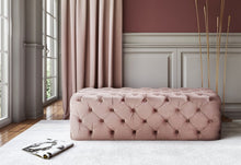 Load image into Gallery viewer, Kaylee Jumbo Velvet Ottoman