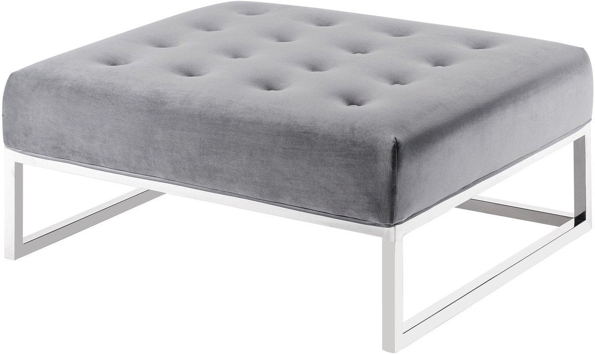Nova Velvet Ottoman