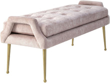 Load image into Gallery viewer, Eileen Slub Velvet Bench