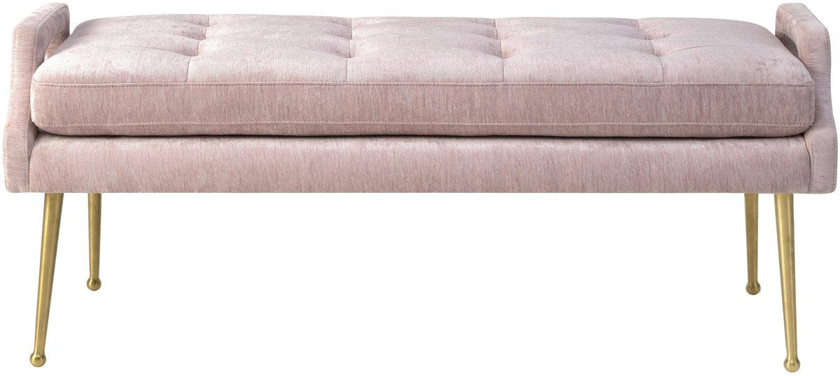 Eileen Slub Velvet Bench