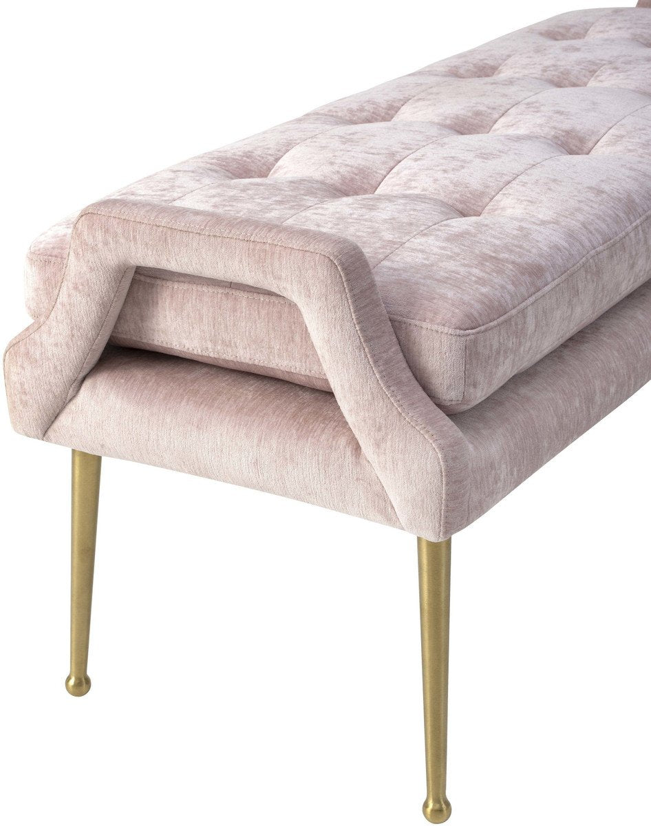 Eileen Slub Velvet Bench
