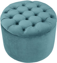 Load image into Gallery viewer, Queen Velvet Storage Ottoman