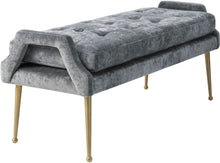 Load image into Gallery viewer, Eileen Slub Velvet Bench