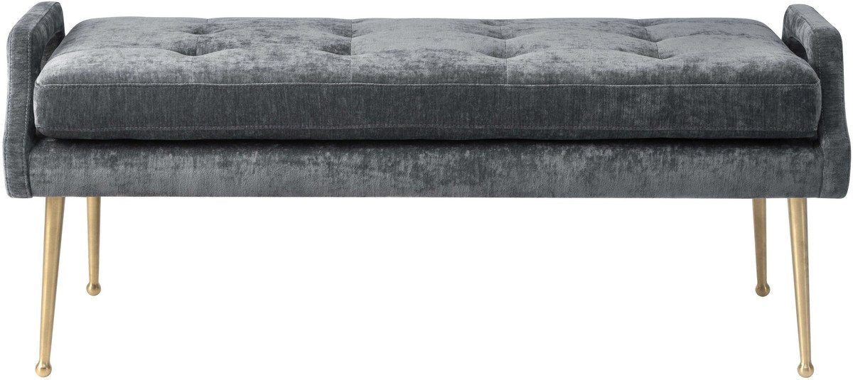 Eileen Slub Velvet Bench