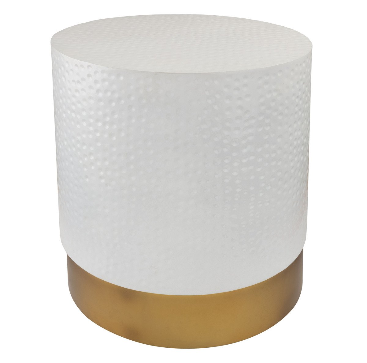 Dimple Hand Hammered Side Table