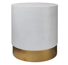 Load image into Gallery viewer, Dimple Hand Hammered Side Table