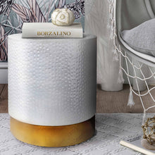Load image into Gallery viewer, Dimple Hand Hammered Side Table
