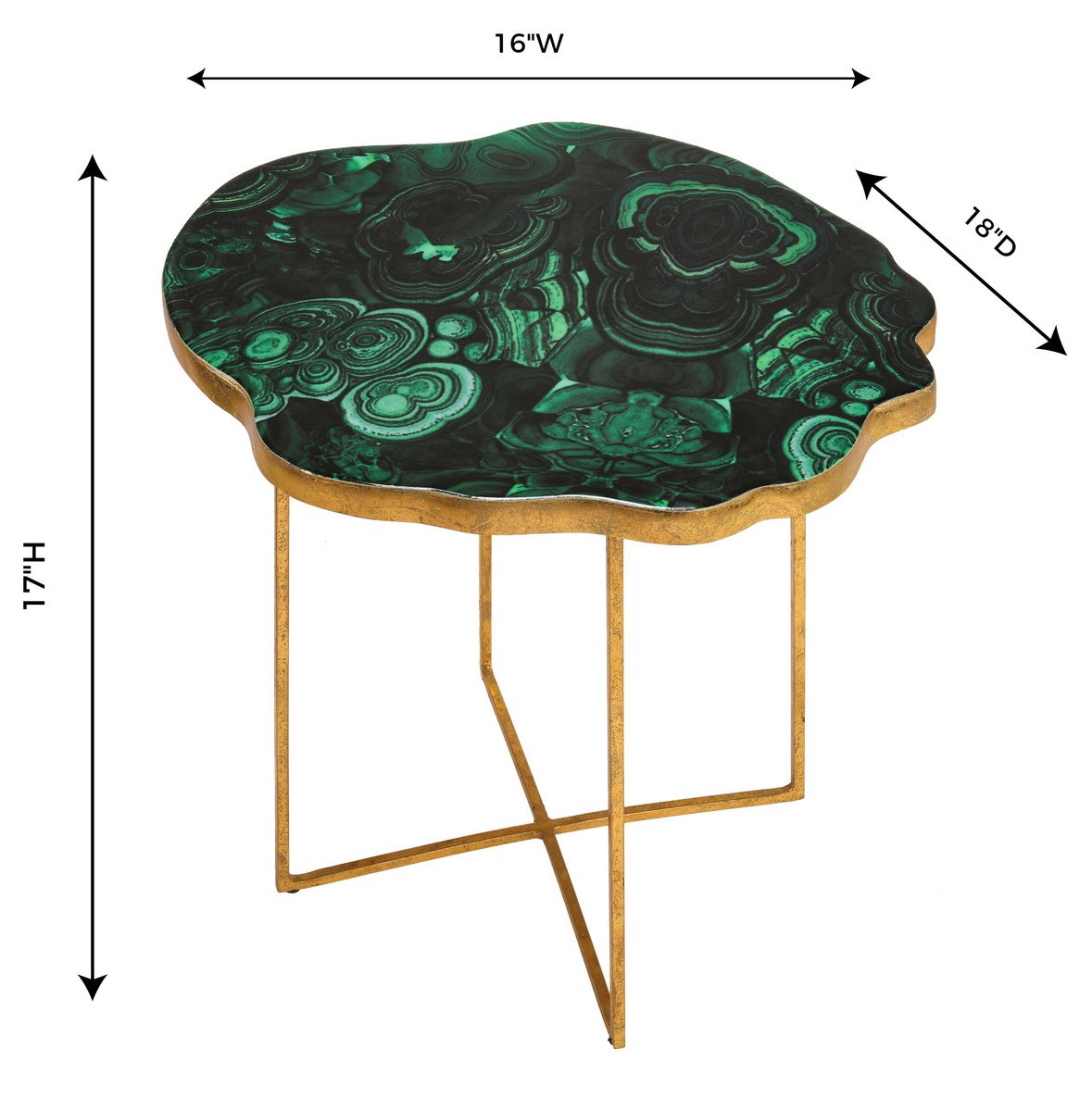 Lily Agate Side Table