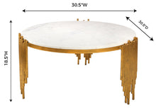 Load image into Gallery viewer, Waterfall Marble Cocktail Table