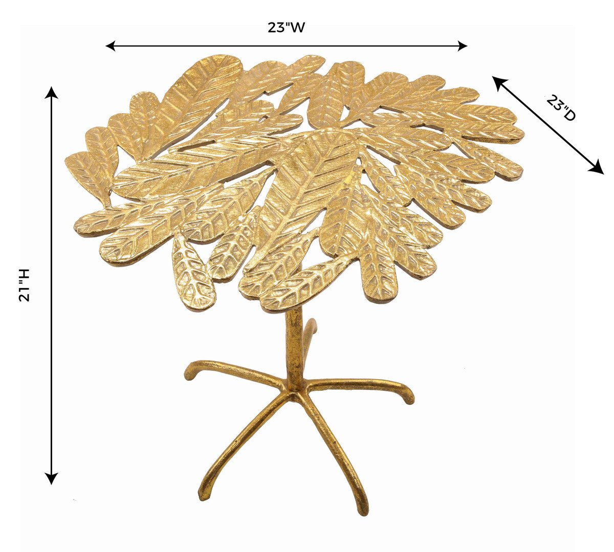 Freesia Gold Side Table