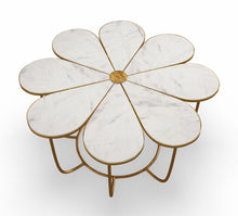 Load image into Gallery viewer, Flower Marble Cocktail Table
