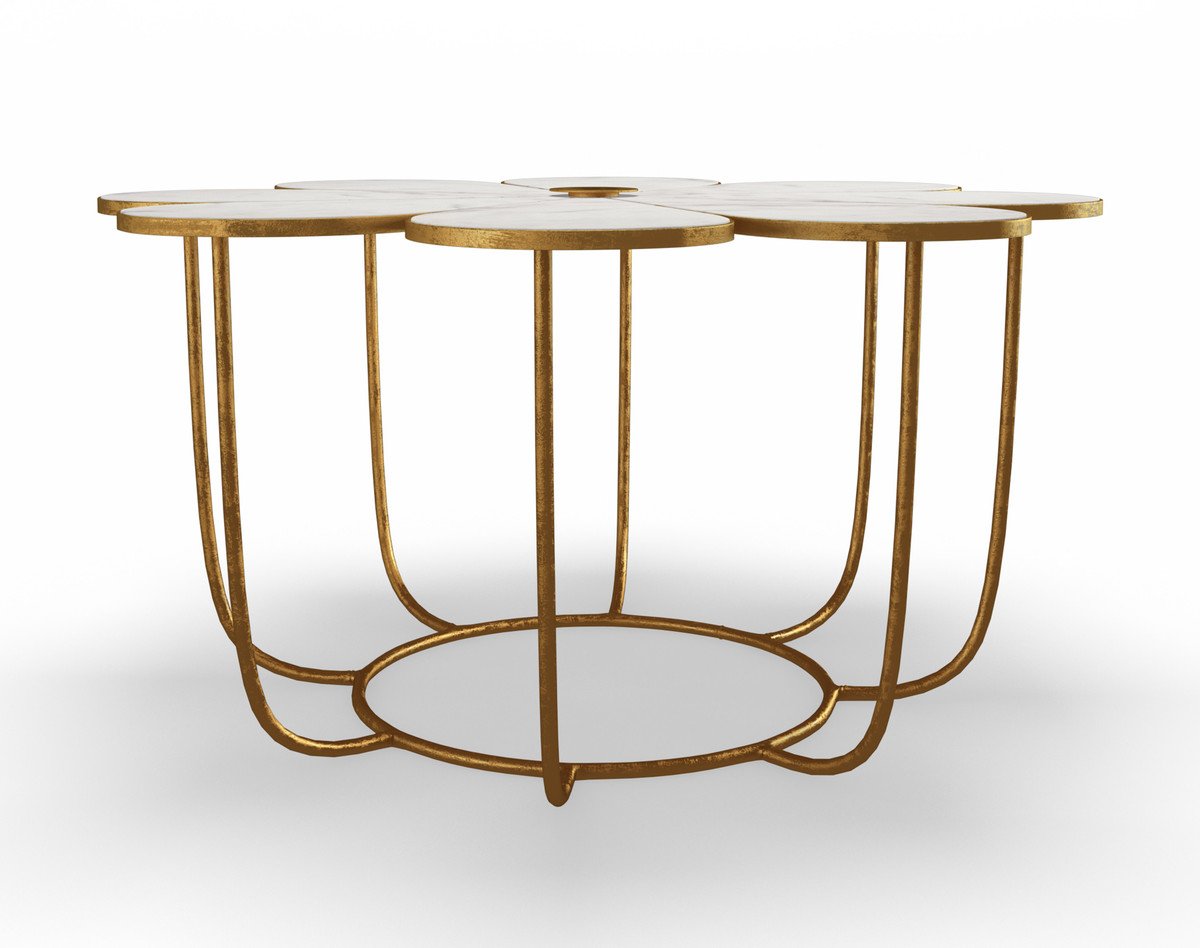 Flower Marble Cocktail Table